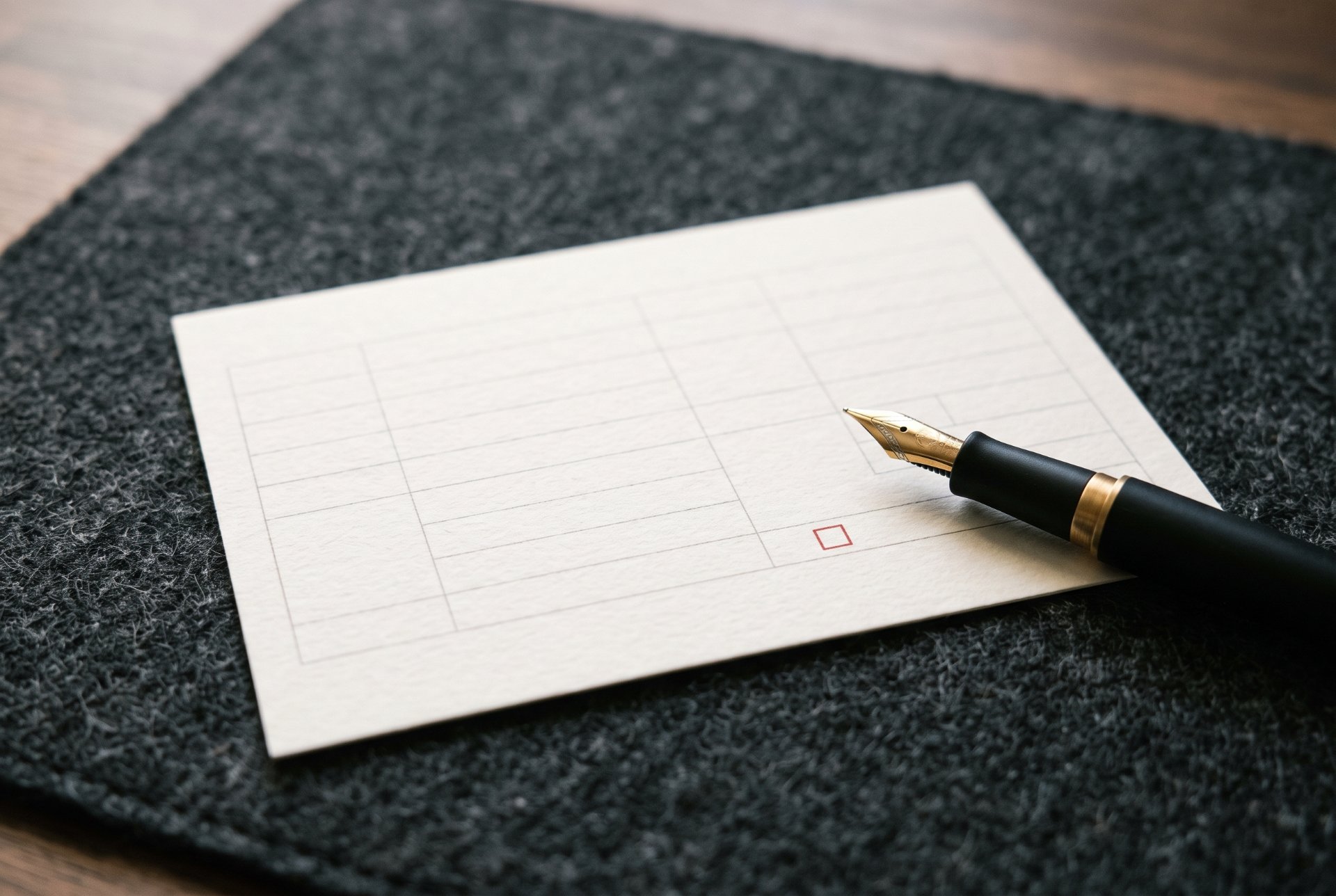 A blank arrival card form ready to fill out after entering mainland China