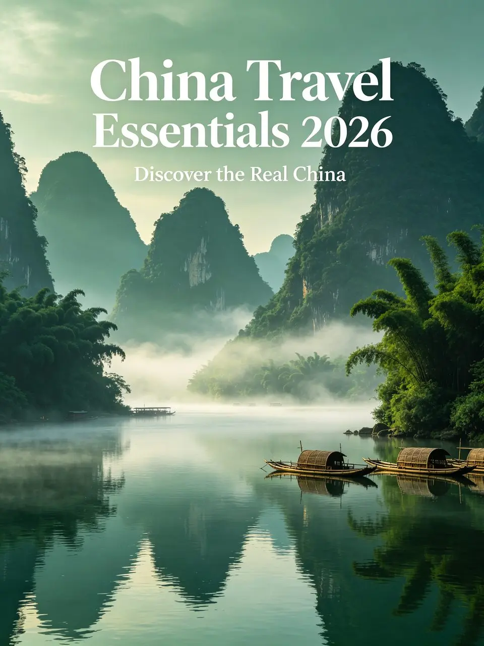 China Travel Essentials 2026 guide — chapter spreads